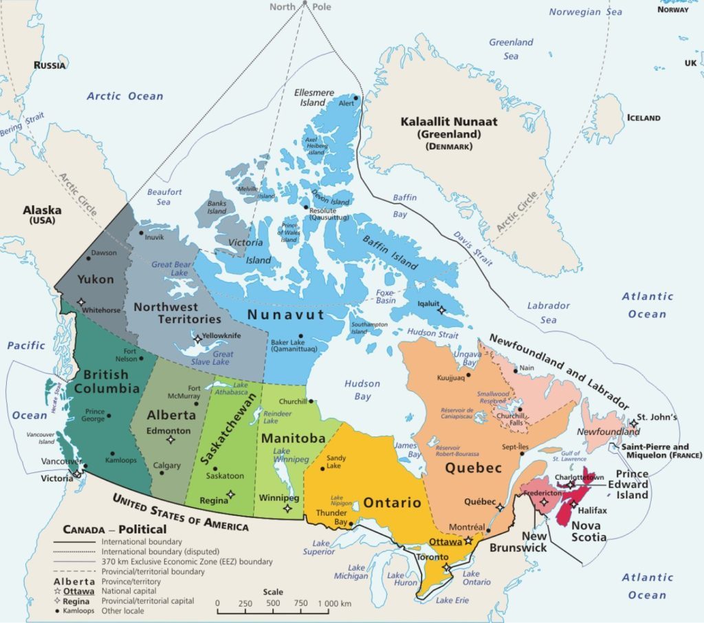 geography of Canada