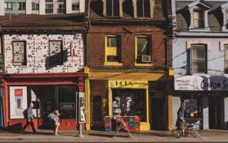 Old Toronto neighbourhood downtown