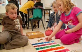 Montessori school classroom