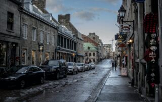 Old montreal city photo