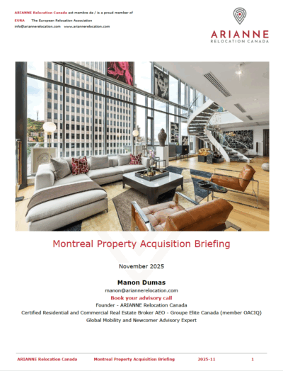 Montreal Property Acquisition Briefing Montreal Property Acquisition Briefing